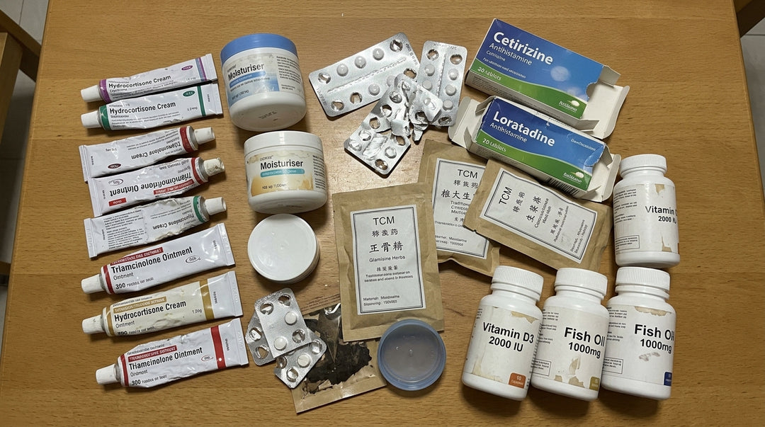 A drawer full of used steroid cream tubes