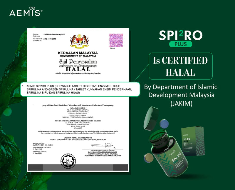 SpiroPlus Halal certificate