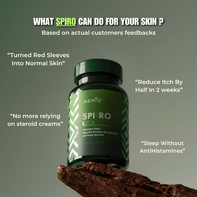 SpiroPlus (Natural Eczema & Psoriasis Solution Backed by Gut Science - Trusted in Singapore) - MakeHealth - Easier