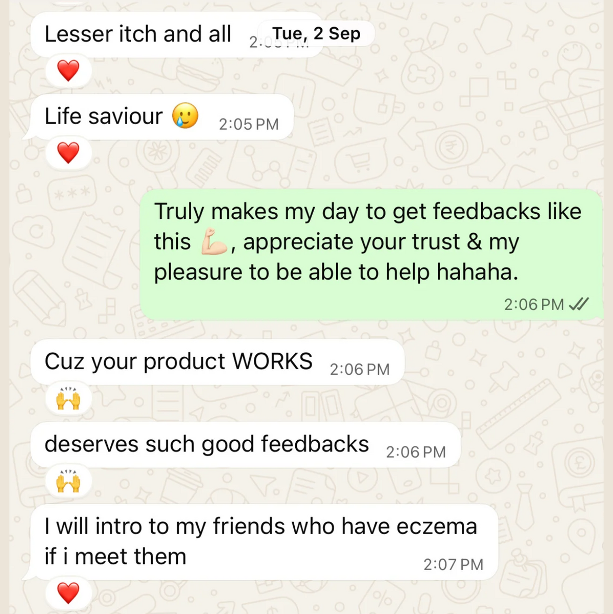 Skin coach on WhatsApp